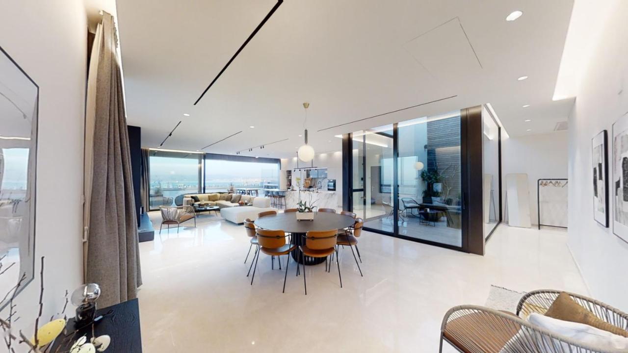 Serene - Infinity Cview Pool - 4 Bedrooms Luxury Penthouse Haifa Ngoại thất bức ảnh
