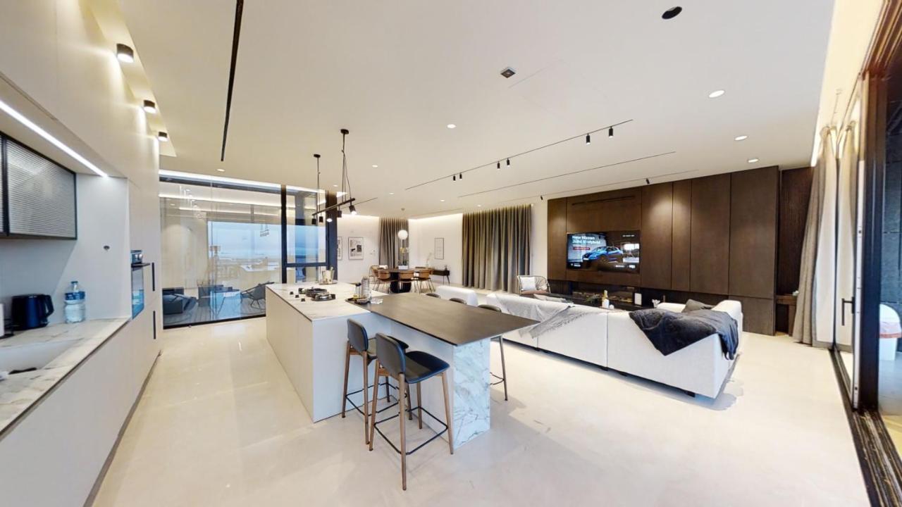 Serene - Infinity Cview Pool - 4 Bedrooms Luxury Penthouse Haifa Ngoại thất bức ảnh