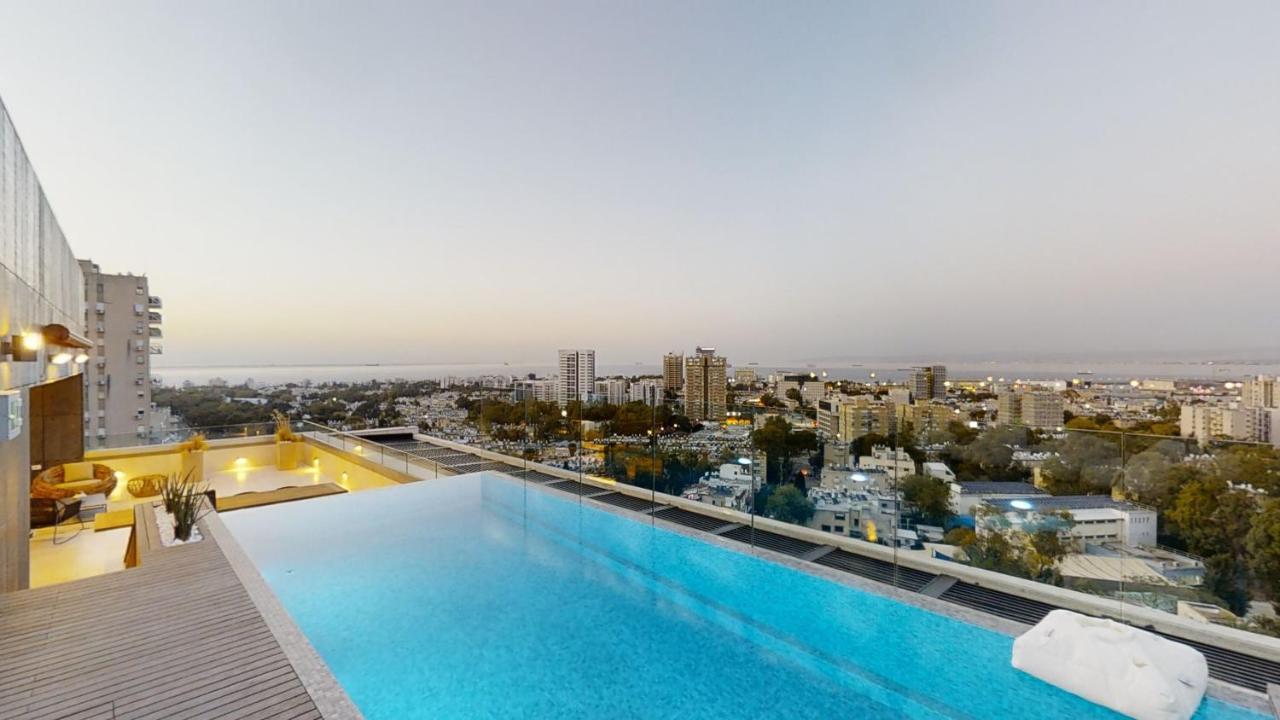Serene - Infinity Cview Pool - 4 Bedrooms Luxury Penthouse Haifa Ngoại thất bức ảnh