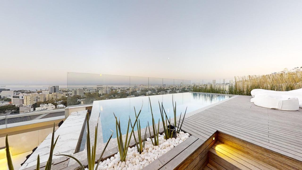 Serene - Infinity Cview Pool - 4 Bedrooms Luxury Penthouse Haifa Ngoại thất bức ảnh