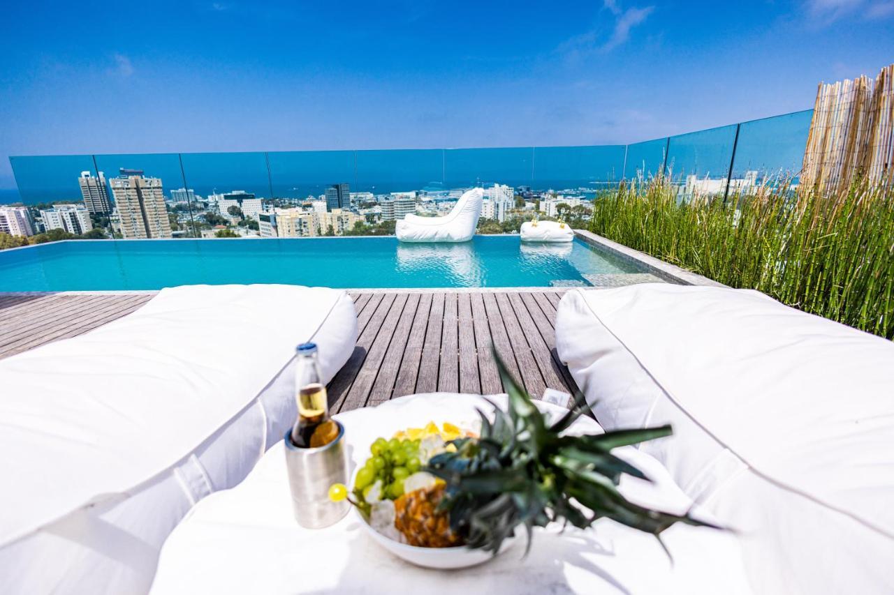 Serene - Infinity Cview Pool - 4 Bedrooms Luxury Penthouse Haifa Ngoại thất bức ảnh