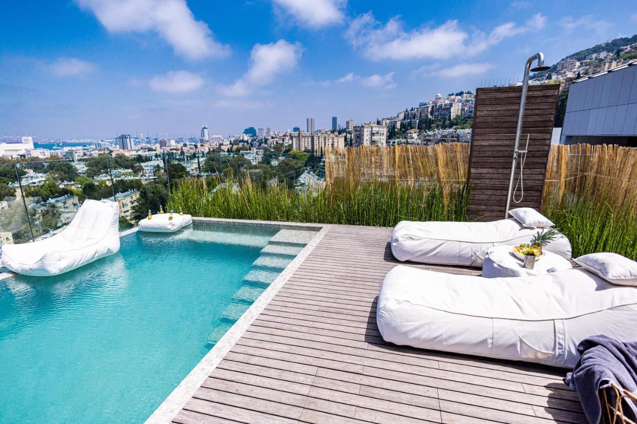 Serene - Infinity Cview Pool - 4 Bedrooms Luxury Penthouse Haifa Ngoại thất bức ảnh