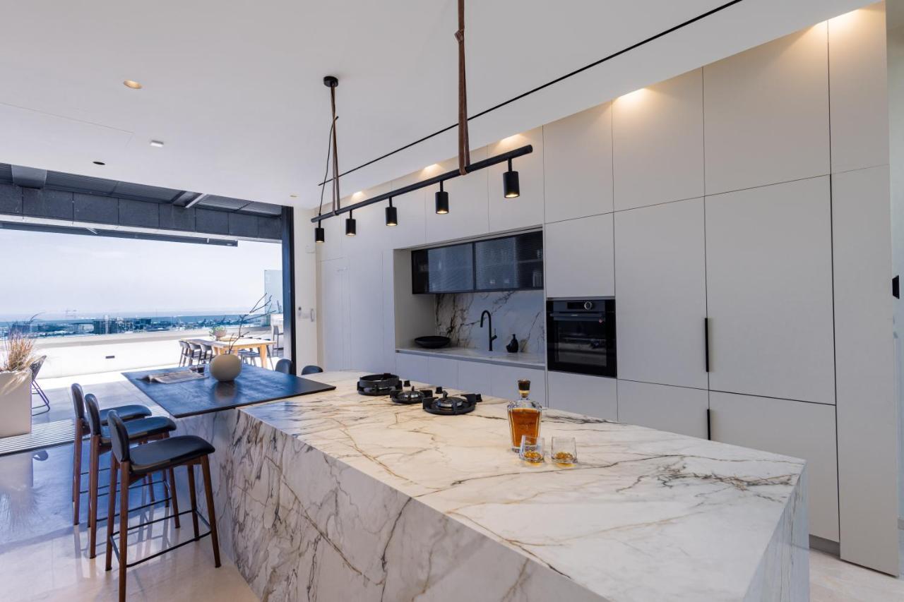 Serene - Infinity Cview Pool - 4 Bedrooms Luxury Penthouse Haifa Ngoại thất bức ảnh