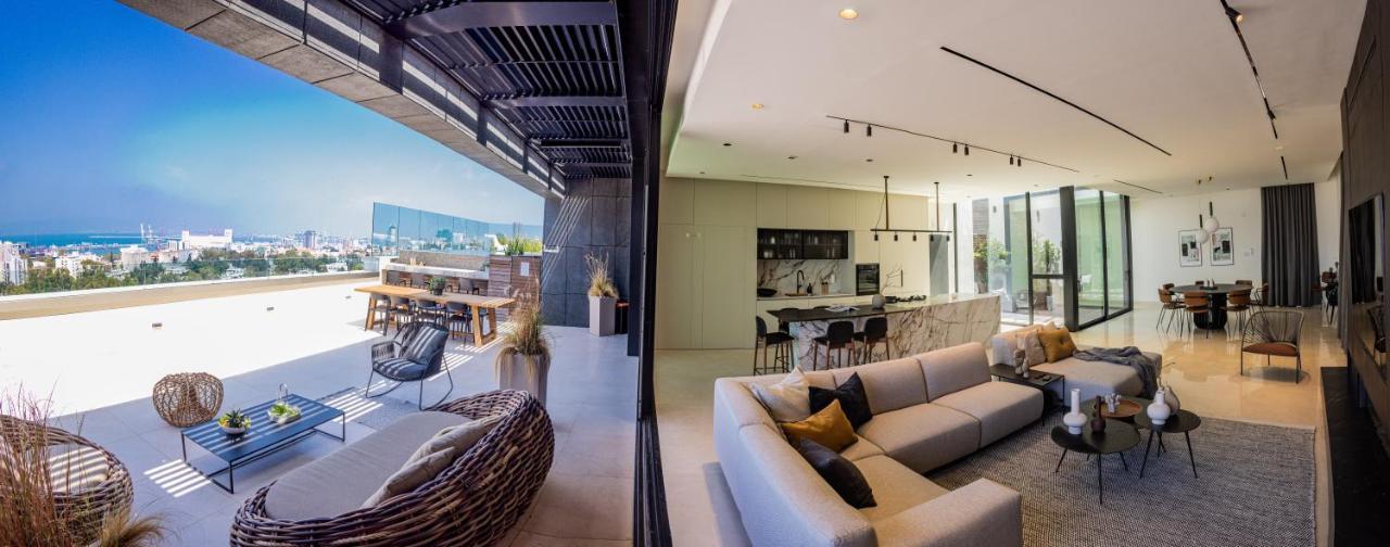 Serene - Infinity Cview Pool - 4 Bedrooms Luxury Penthouse Haifa Ngoại thất bức ảnh